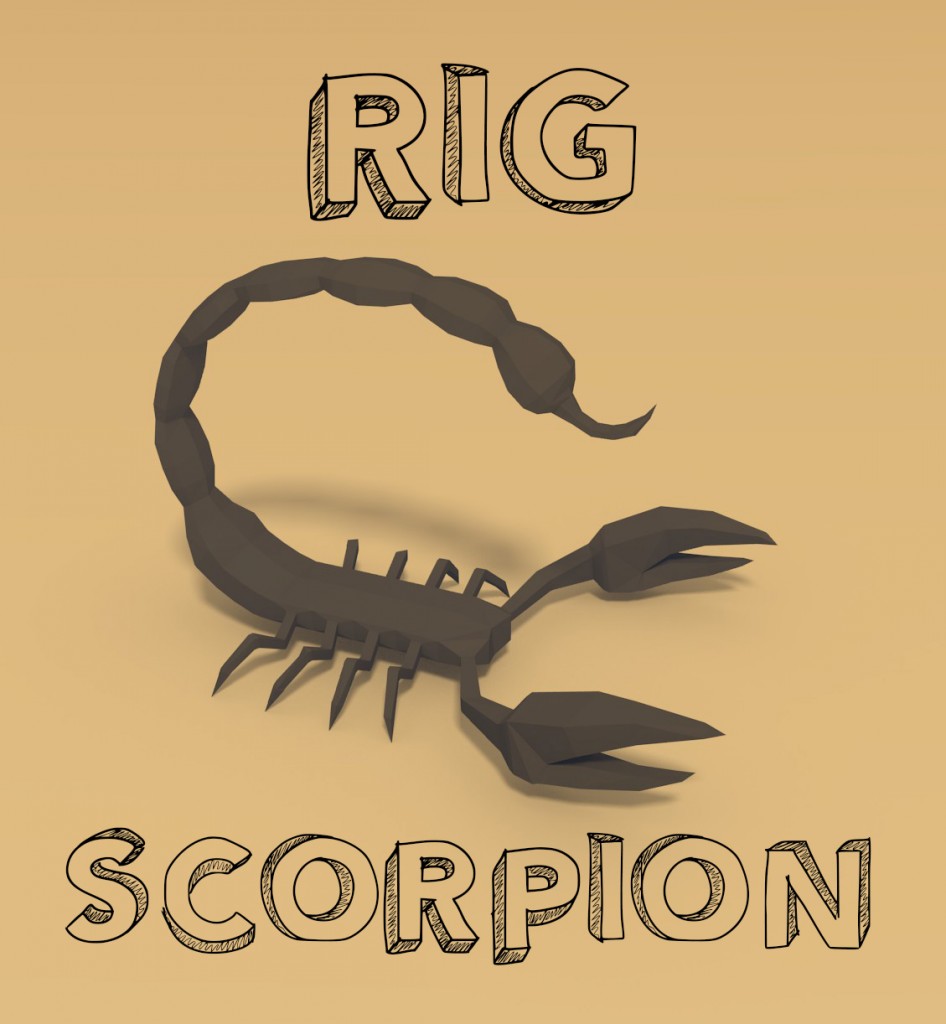 Scorpion Rig - Low Poly preview image 1